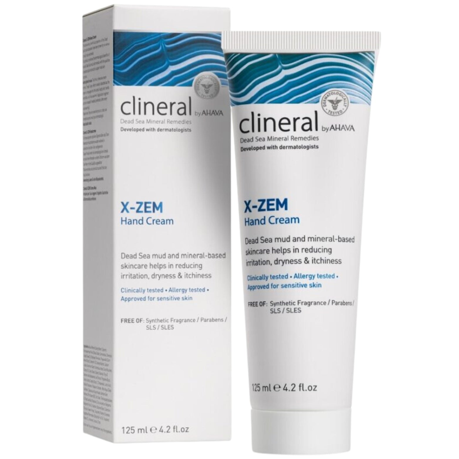 AHAVA CLINERAL X-ZEM Rankų Kremas, 125 ml
