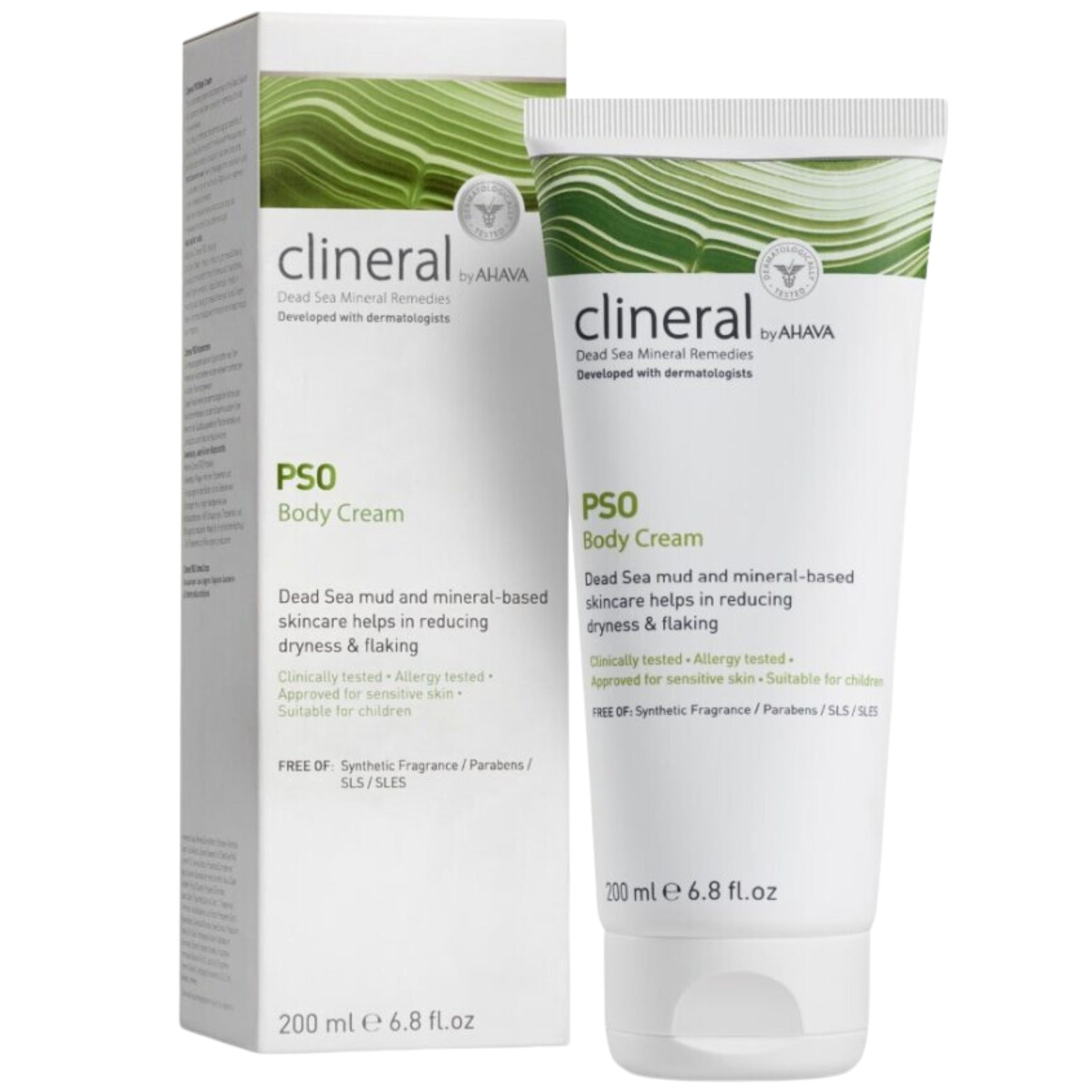 AHAVA CLINERAL PSO Kūno Kremas, 200 ml