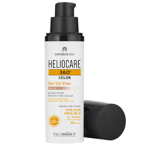 HELIOCARE 360 Color Oil-Free Apsauginis Gelis Nuo Saulės SPF 50+, 50 ml (Beige)