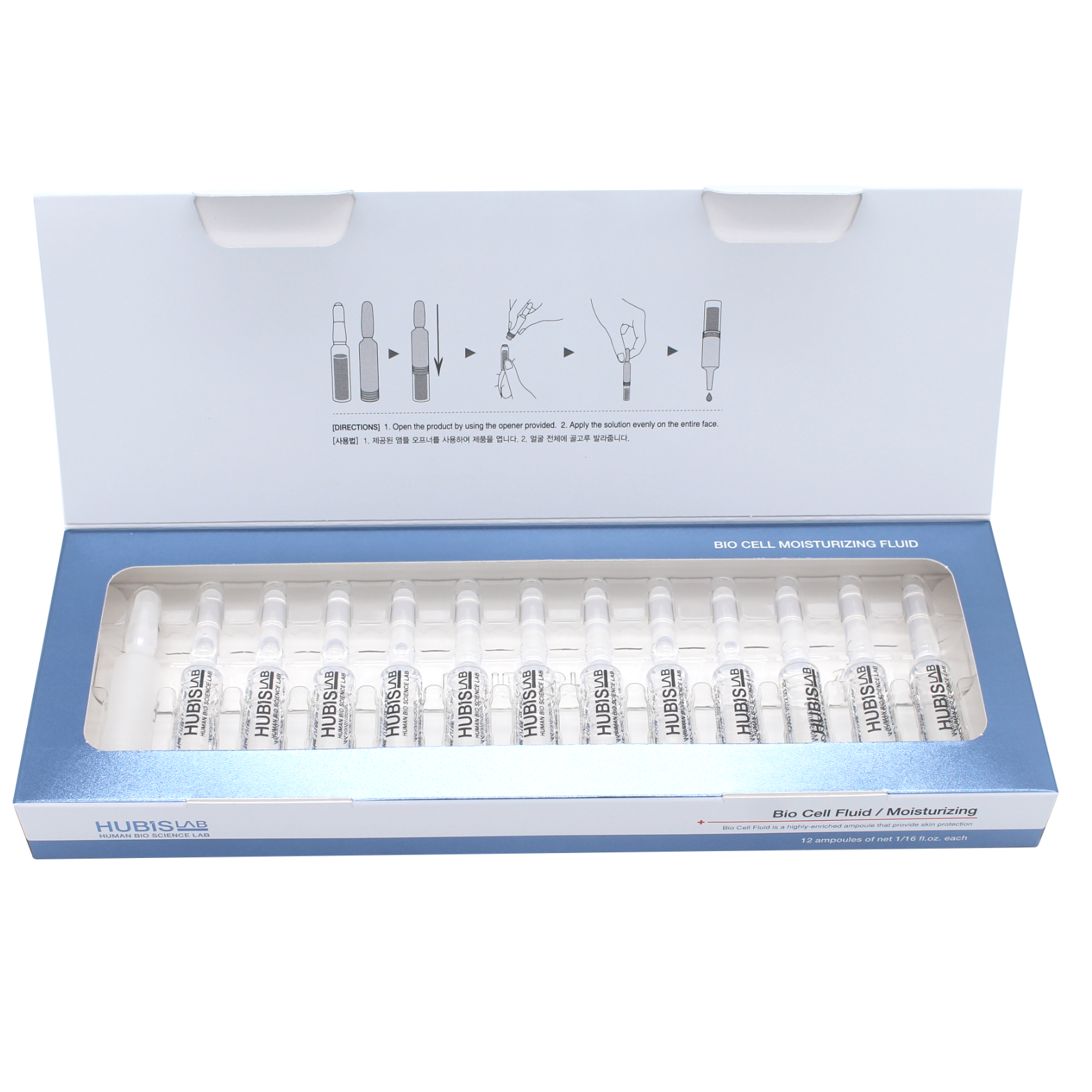 Hubislab Bio Cell Drėkinamasis Fluidas, 12x2 ml