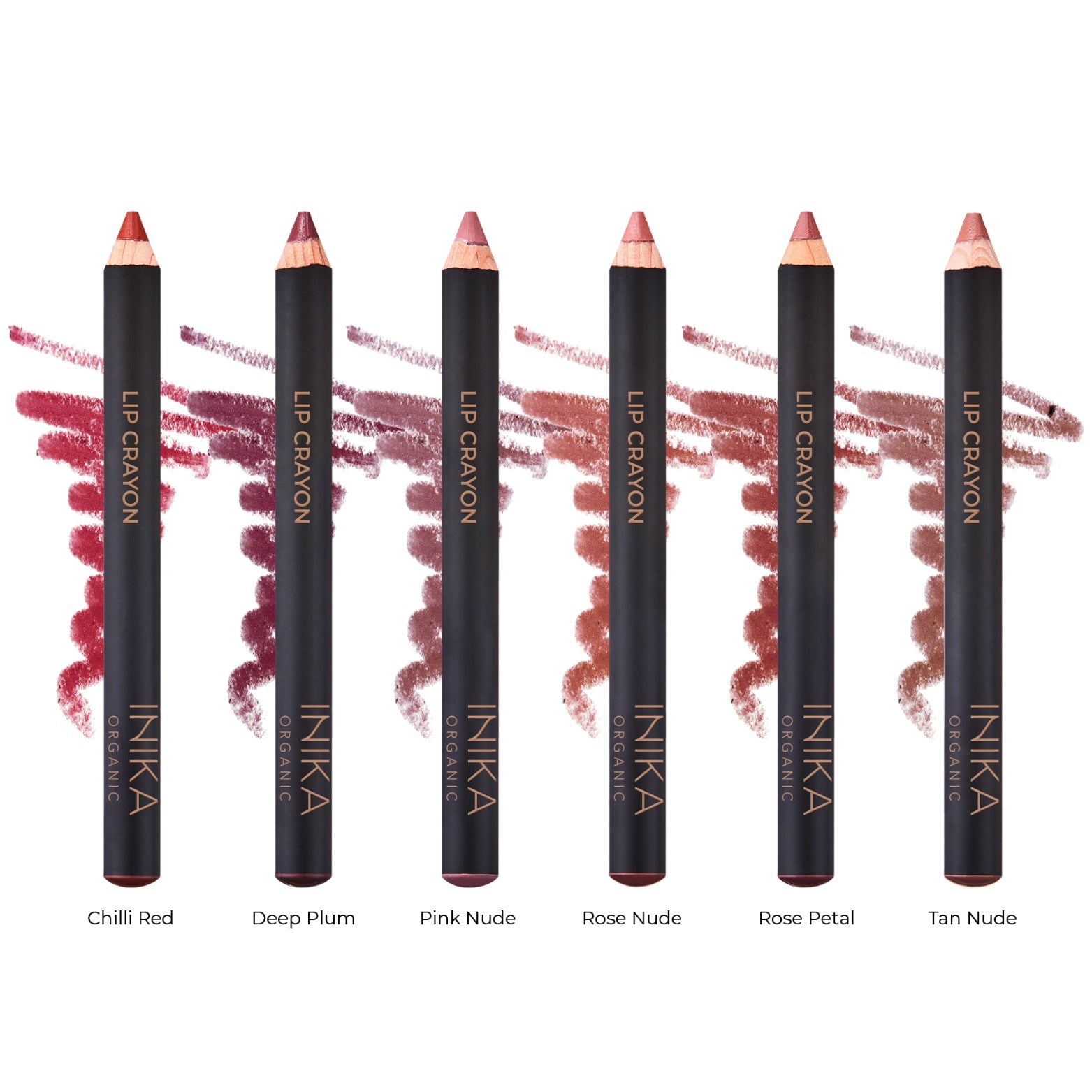 INIKA Organic Lūpų Kreidelė - Rose Nude, 3 g
