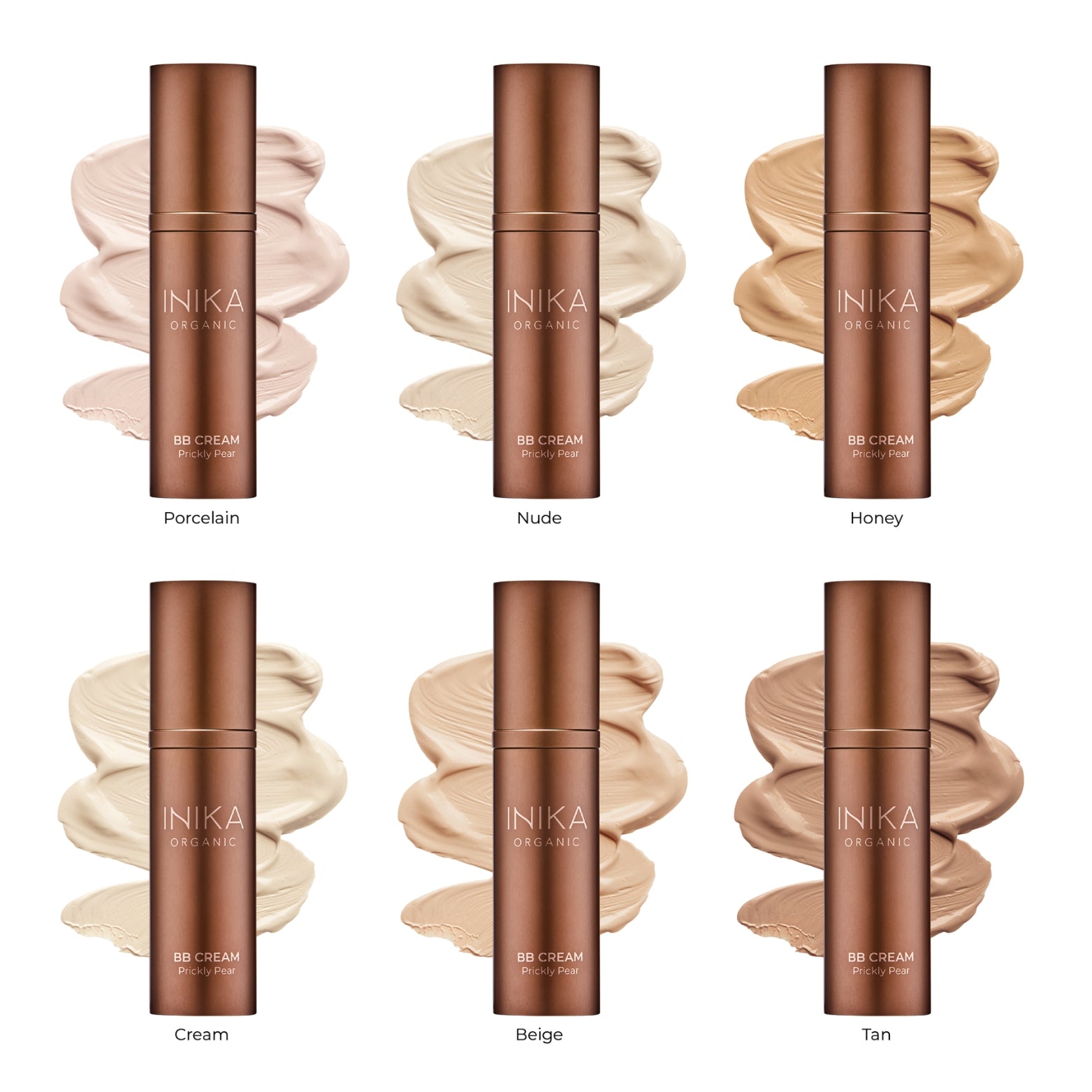 INIKA Organic BB Kremas - Porcelain, 30 ml