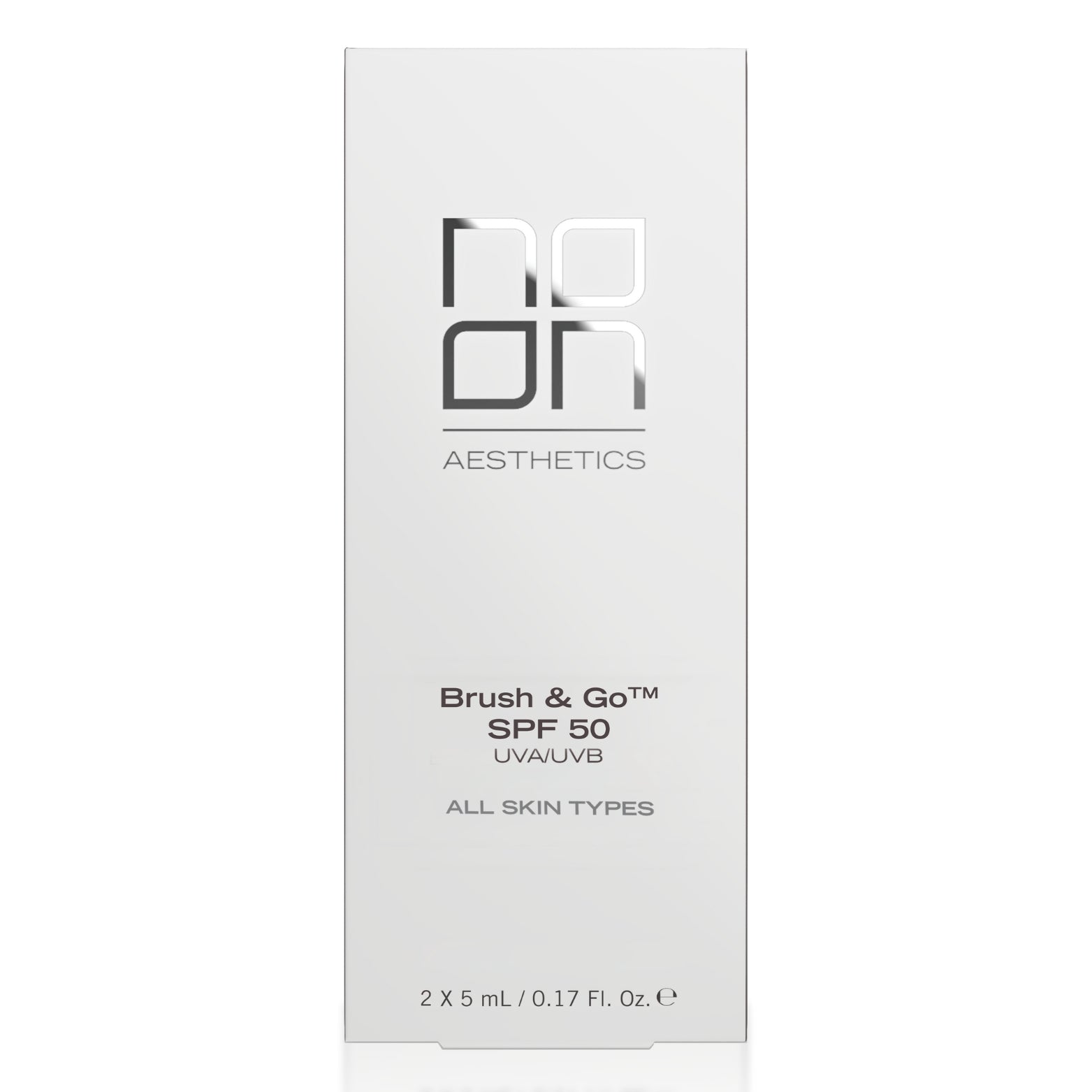 Noon Brush;Go Mineral Sun Protection Powder SPF 50 Visų Tipų Odai (Tone 01), 2x5 g