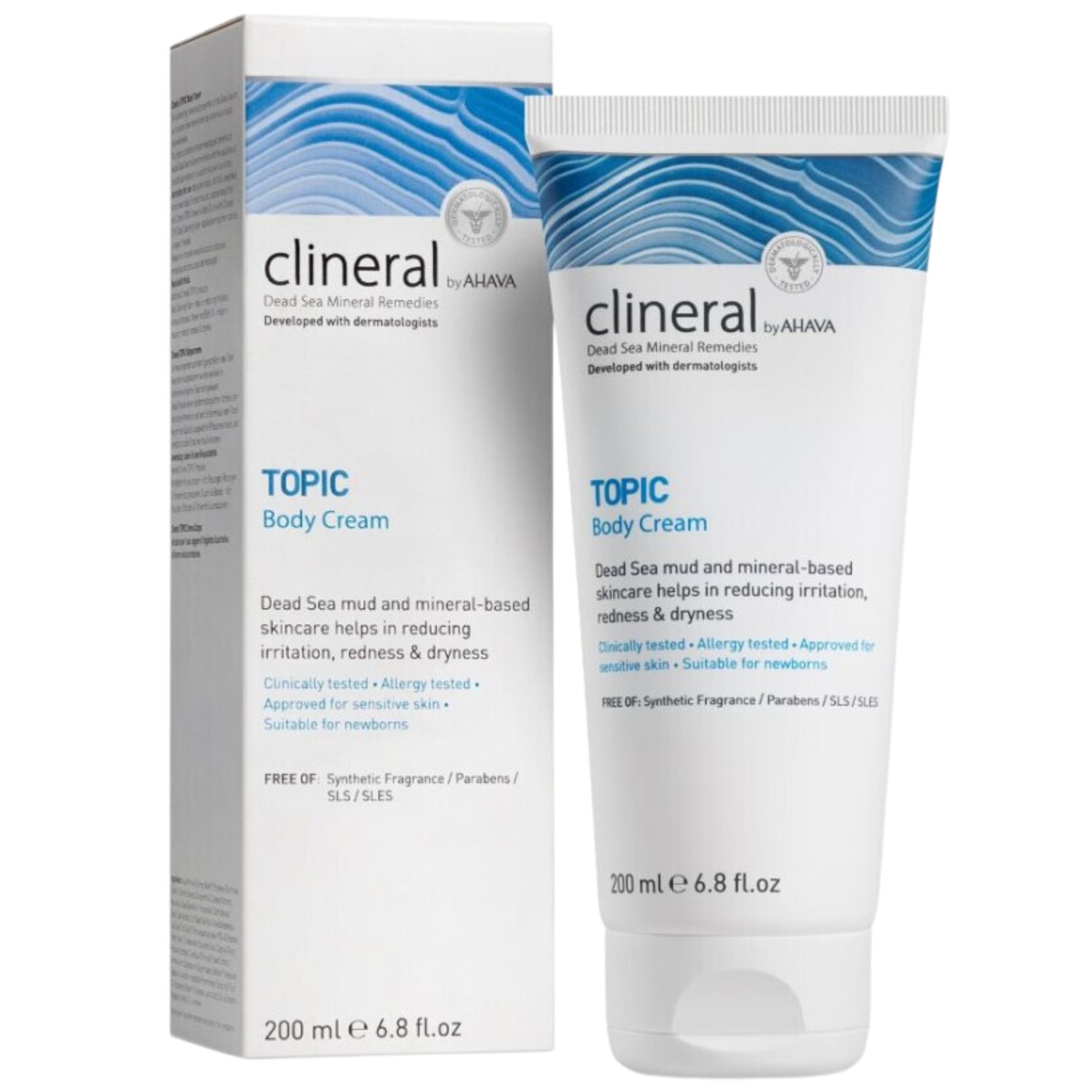 AHAVA CLINERAL Topic Kūno Kremas,  200 ml