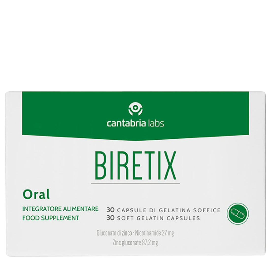 BIRETIX Maisto Papildai, 30 Kapsulių