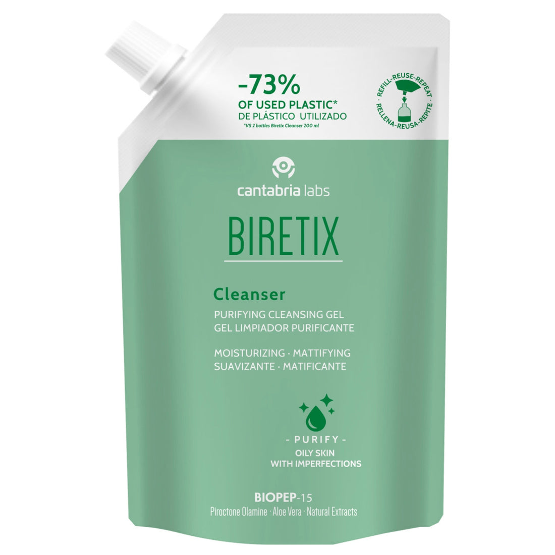 BIRETIX Prausiklio Papildymas, 400 ml