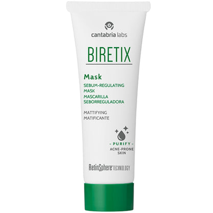 BIRETIX Sebumą Reguliuojanti Veido Kaukė, 25 ml