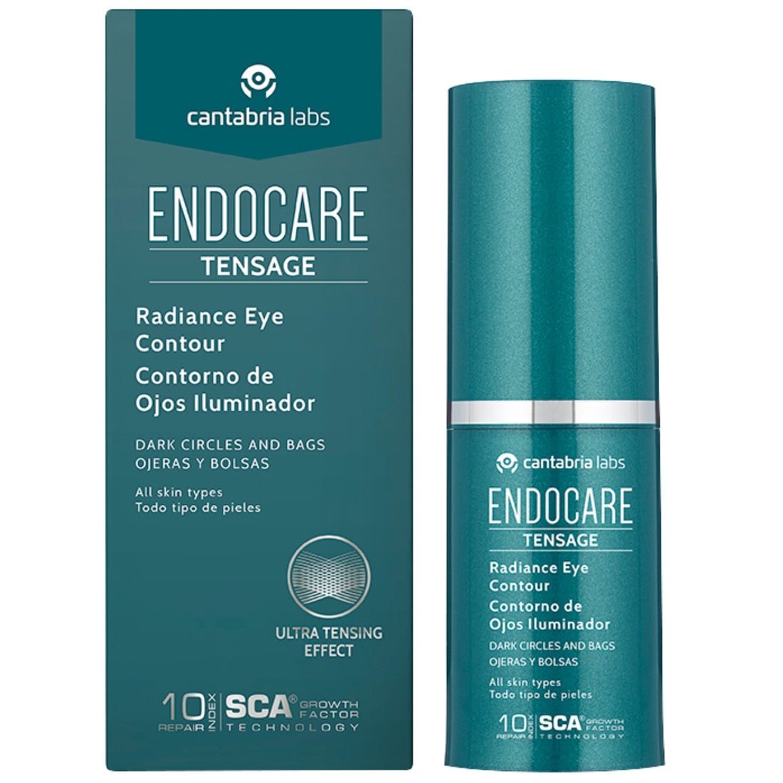 ENDOCARE TensAge Skaistinantis Lūpų Ir Akių Kontūro Kremas, 15 ml
