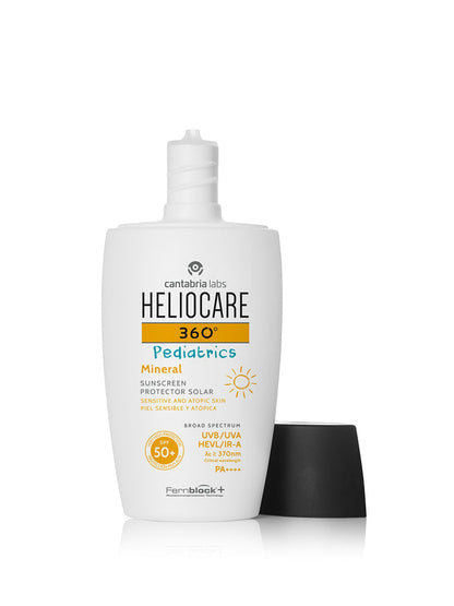 HELIOCARE 360 Pediatrics Apsauga Nuo Saulės Su Mineraliniais Filtrais Vaikams Ir Kūdikiams SPF50+, 50 ml