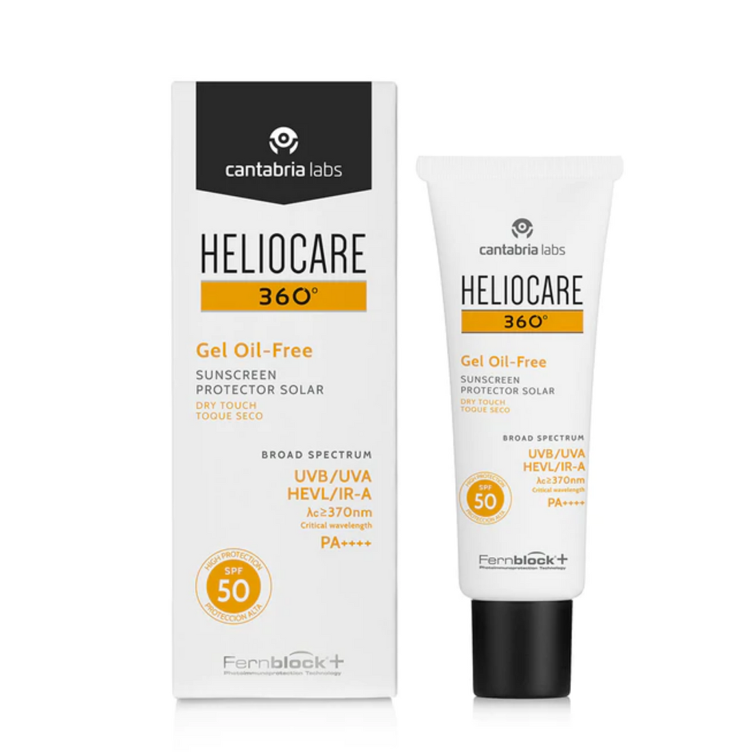 HELIOCARE 360 Oil-Free Apsauginis Gelis Nuo Saulės SPF 50, 50 ml