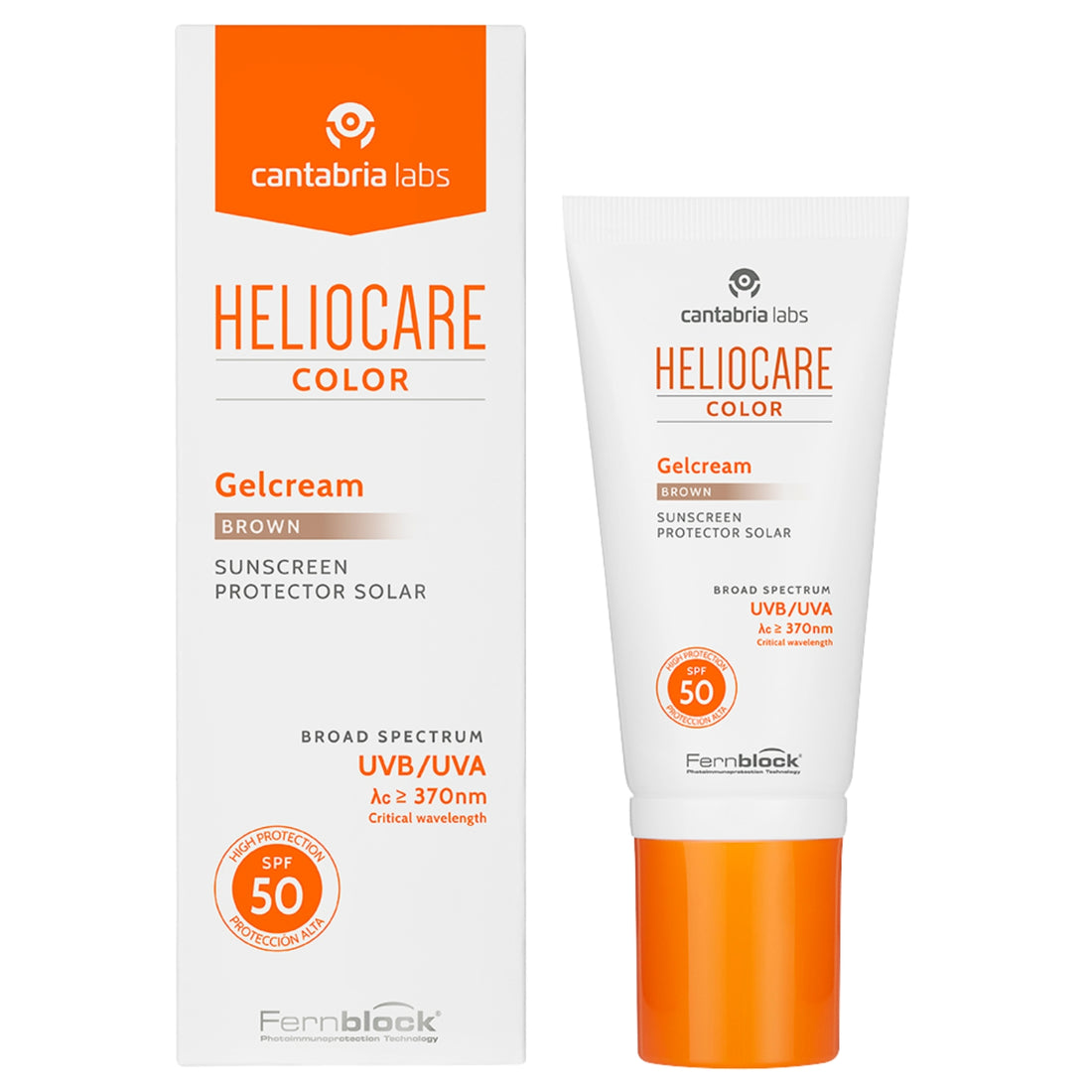 HELIOCARE Color Gelinis Veido Kremas SPF50 (Brown), 50ml