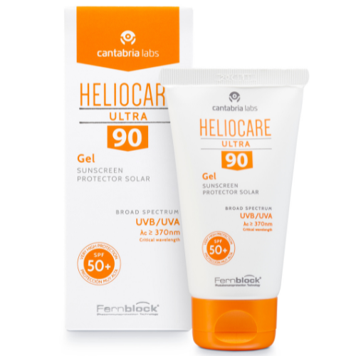HELIOCARE Ultra 90 Apsauginis Gelis Nuo Saulės SPF50+,  50ml