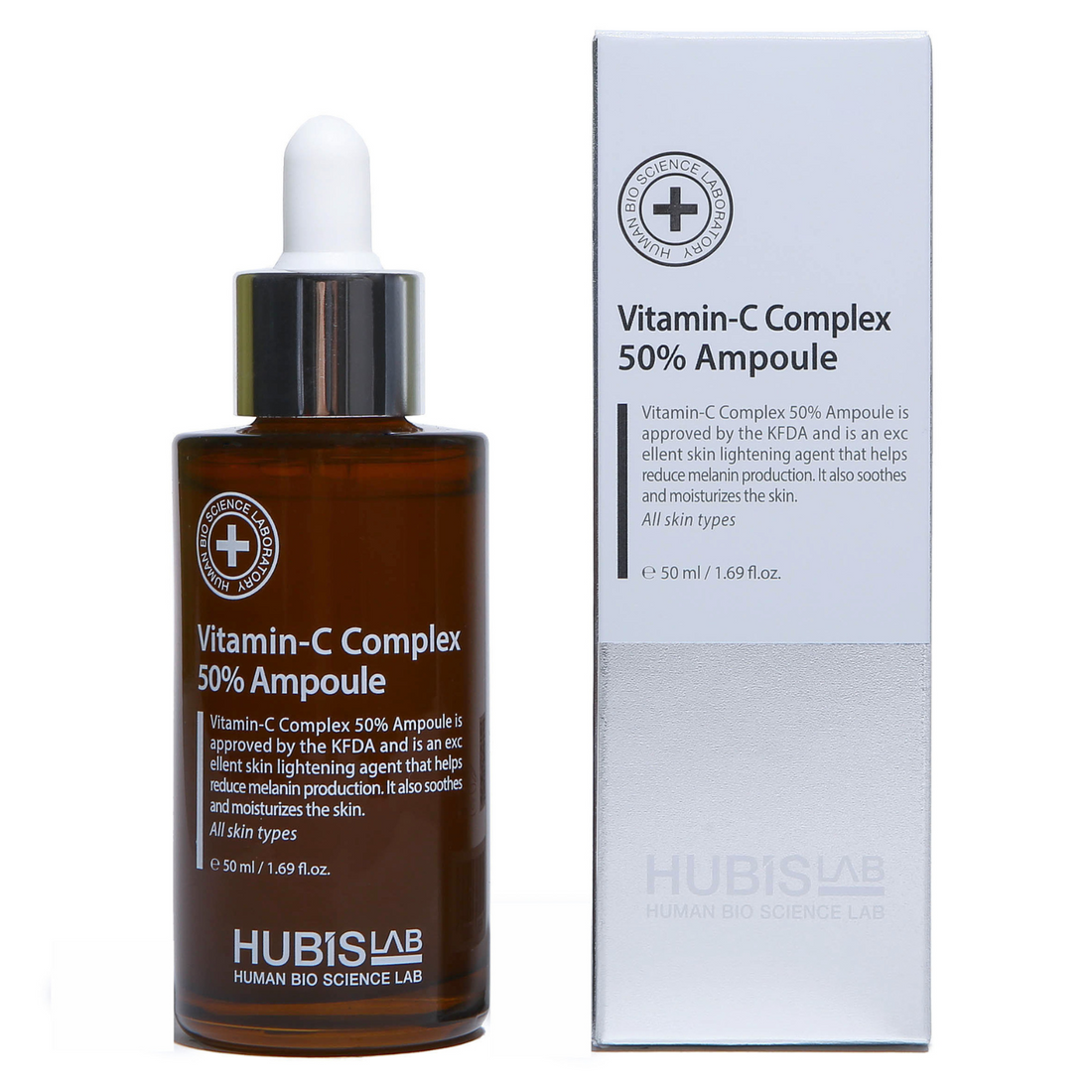 Hubislab Ampulė Su 50% Vitamino C Kompleksu, 50 ml