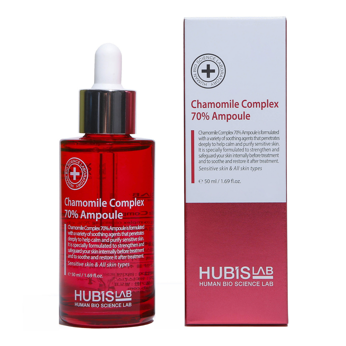 Hubislab Ampulė Su 70% Ramunėlių Kompleksu, 50 ml