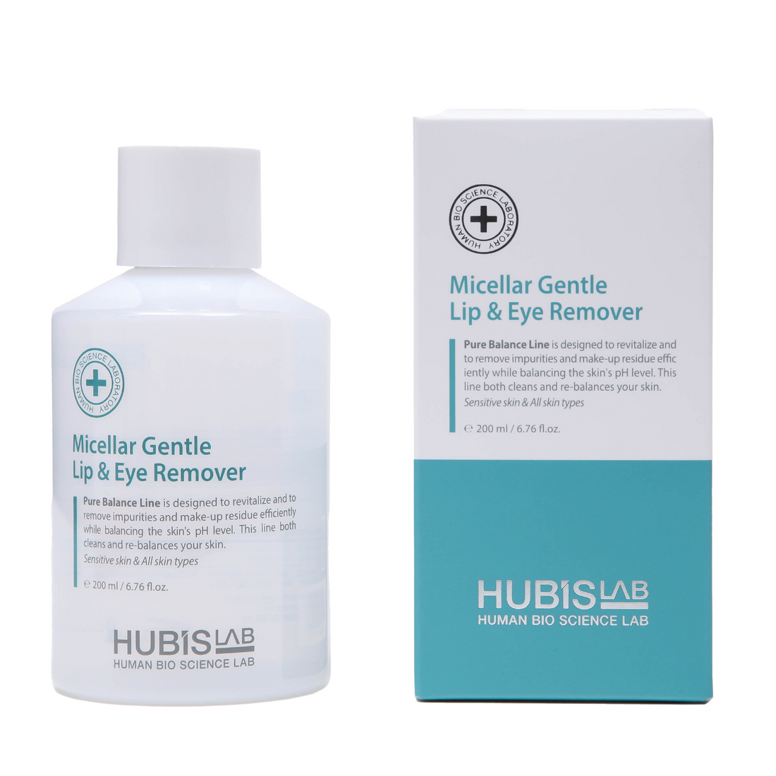 Hubislab Pure Balance Micelinis Makiažo Valiklis, 200 ml