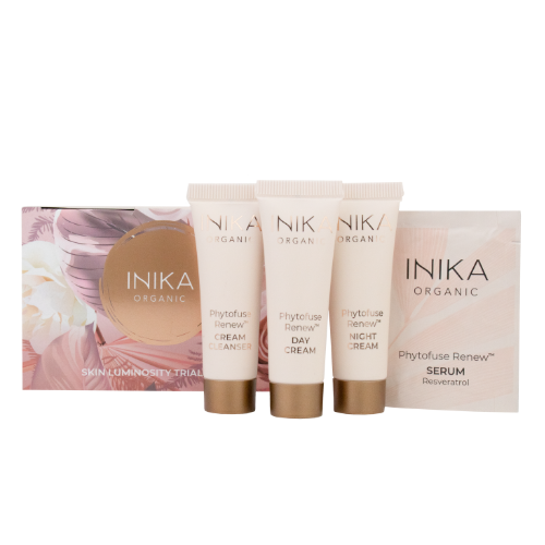 INIKA Organic Bandomasis Rinkinys Švytinčiai Odai