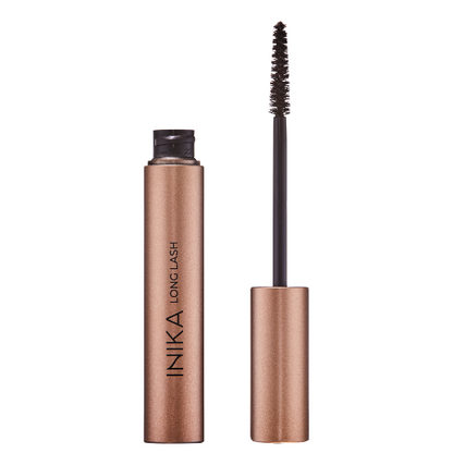 INIKA Organic Ilginamasis Veganiškas Blakstienų Tušas - Black, 8 ml