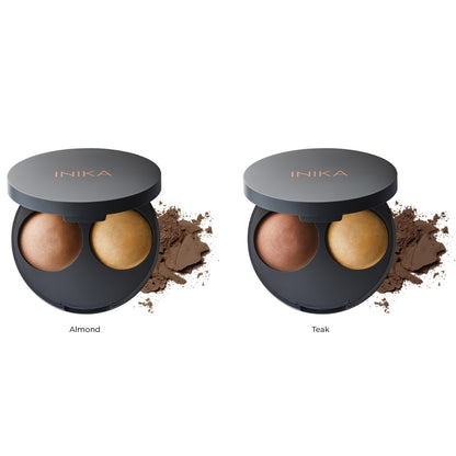 INIKA Organic Kompaktinė Kontūravimo Priemonė - Teak, 5 g