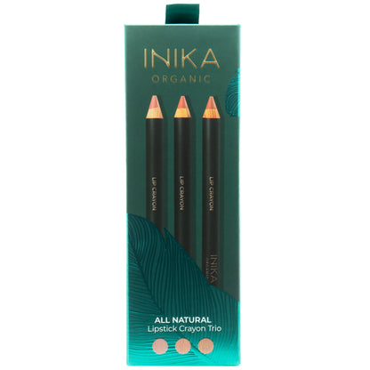 INIKA Organic All Natural Lūpų Kreidelių Dovanų Rinkinys