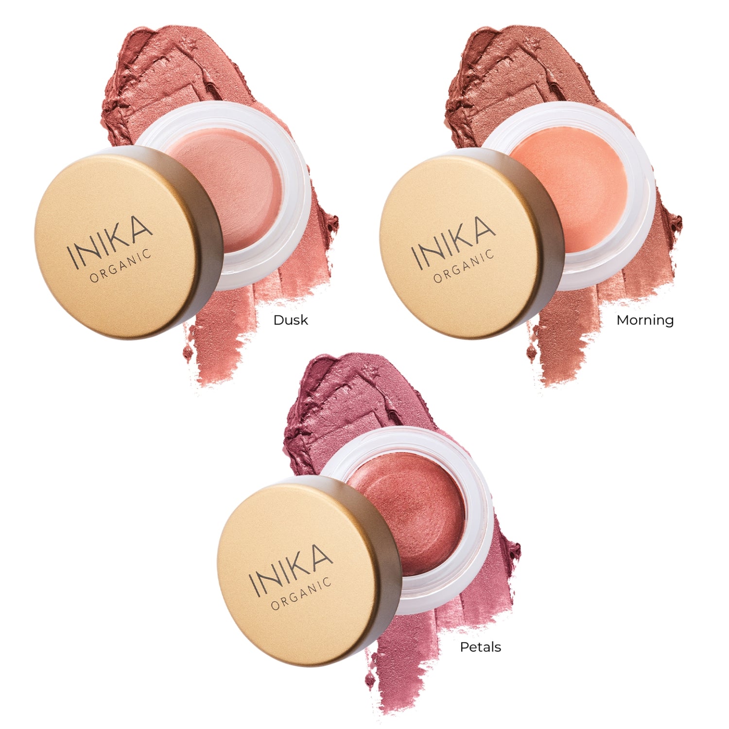 INIKA Organic Lūpų Ir Skruostų Kremas - Petals, 3.5 g