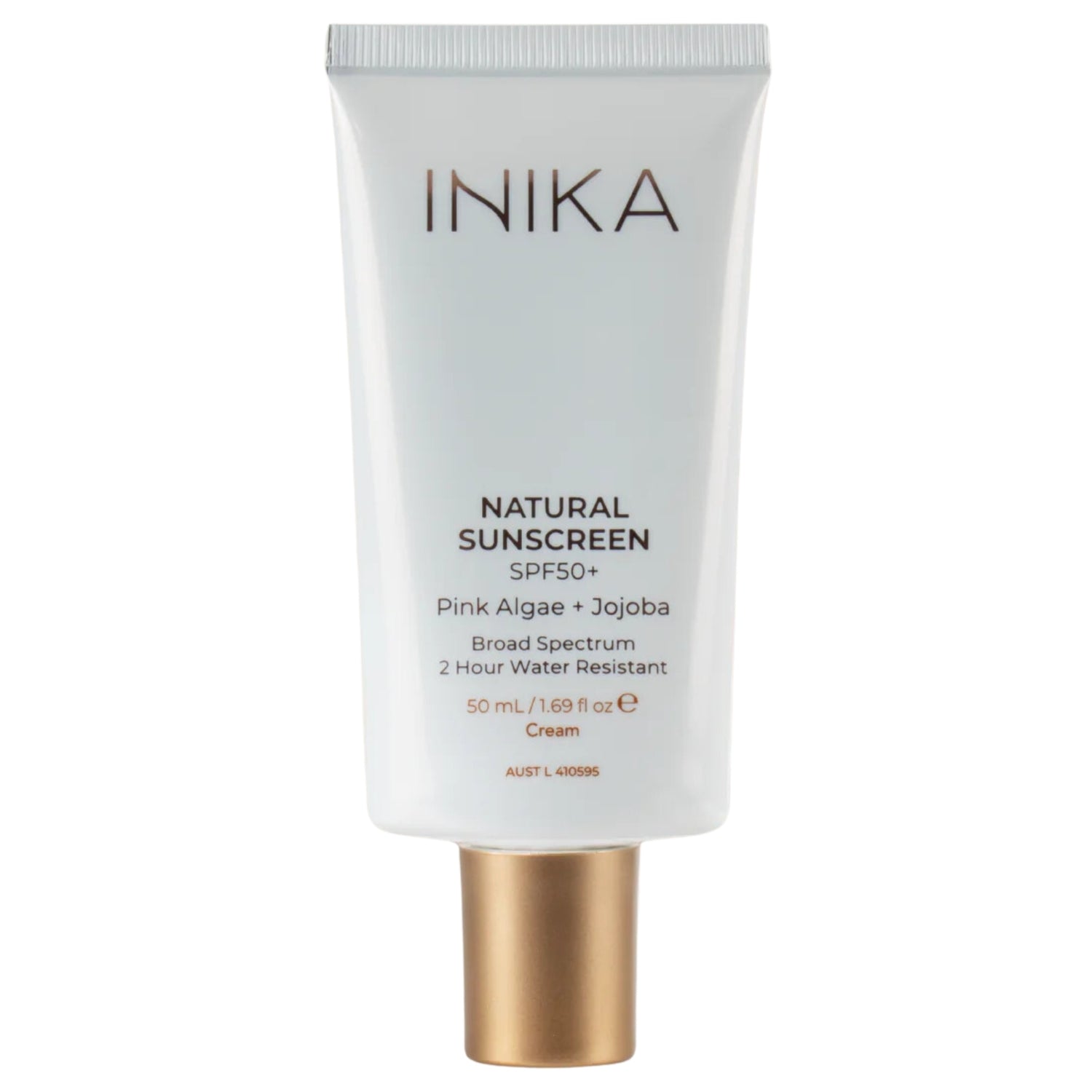 INIKA Organic Natūralus Apsauginis Veido Kremas Nuo Saulės SPF50+, 50 ml