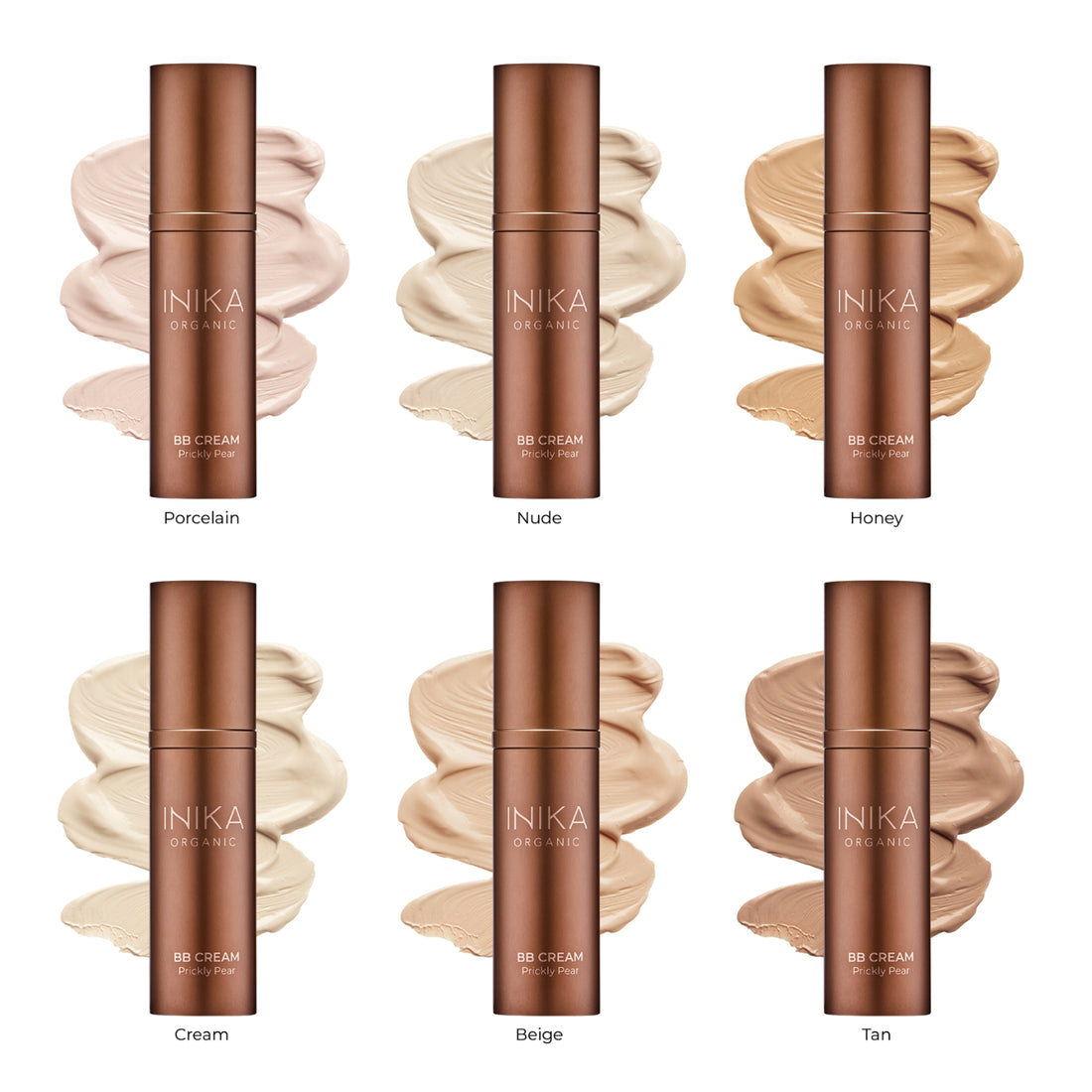 INIKA Organic BB Kremas - Porcelain, 30 ml