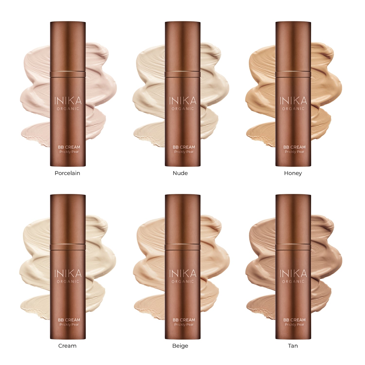 INIKA Organic BB Kremas - Porcelain, 30 ml