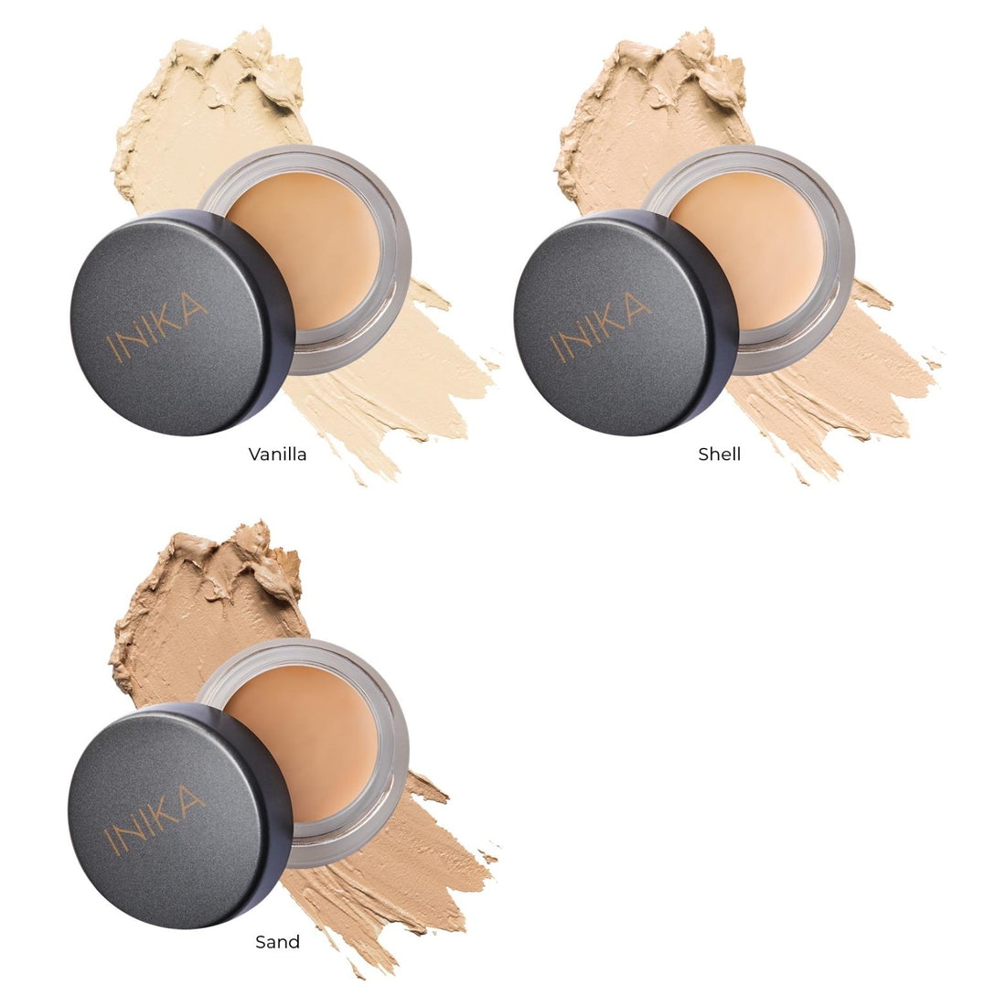 INIKA Organic Stipraus Maskavimo Priemonė - Shell, 3.5 g
