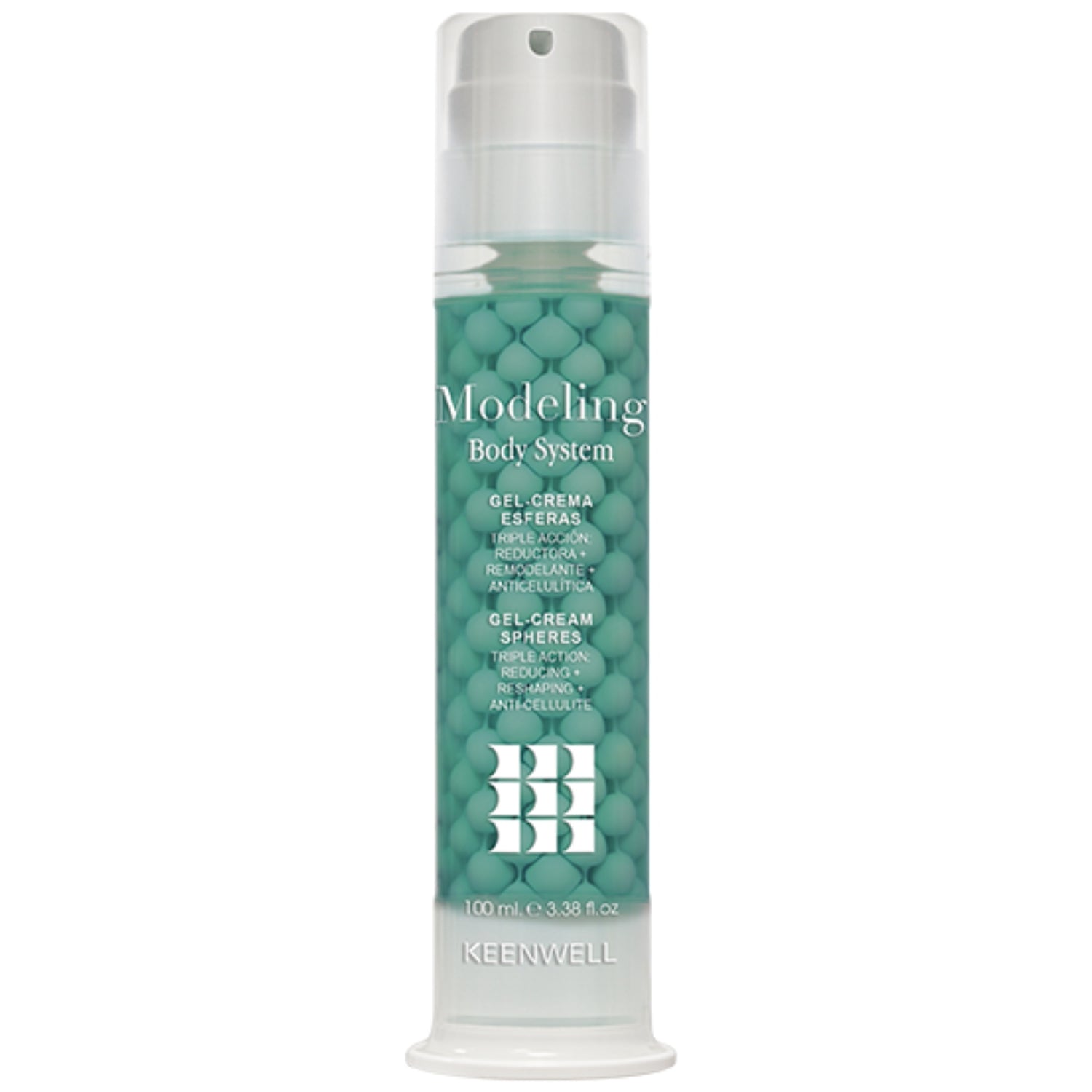 Keenwell Modeling Body System Trigubo Veikimo Anticeliulitinis Gelinis Kremas, 100 ml 
