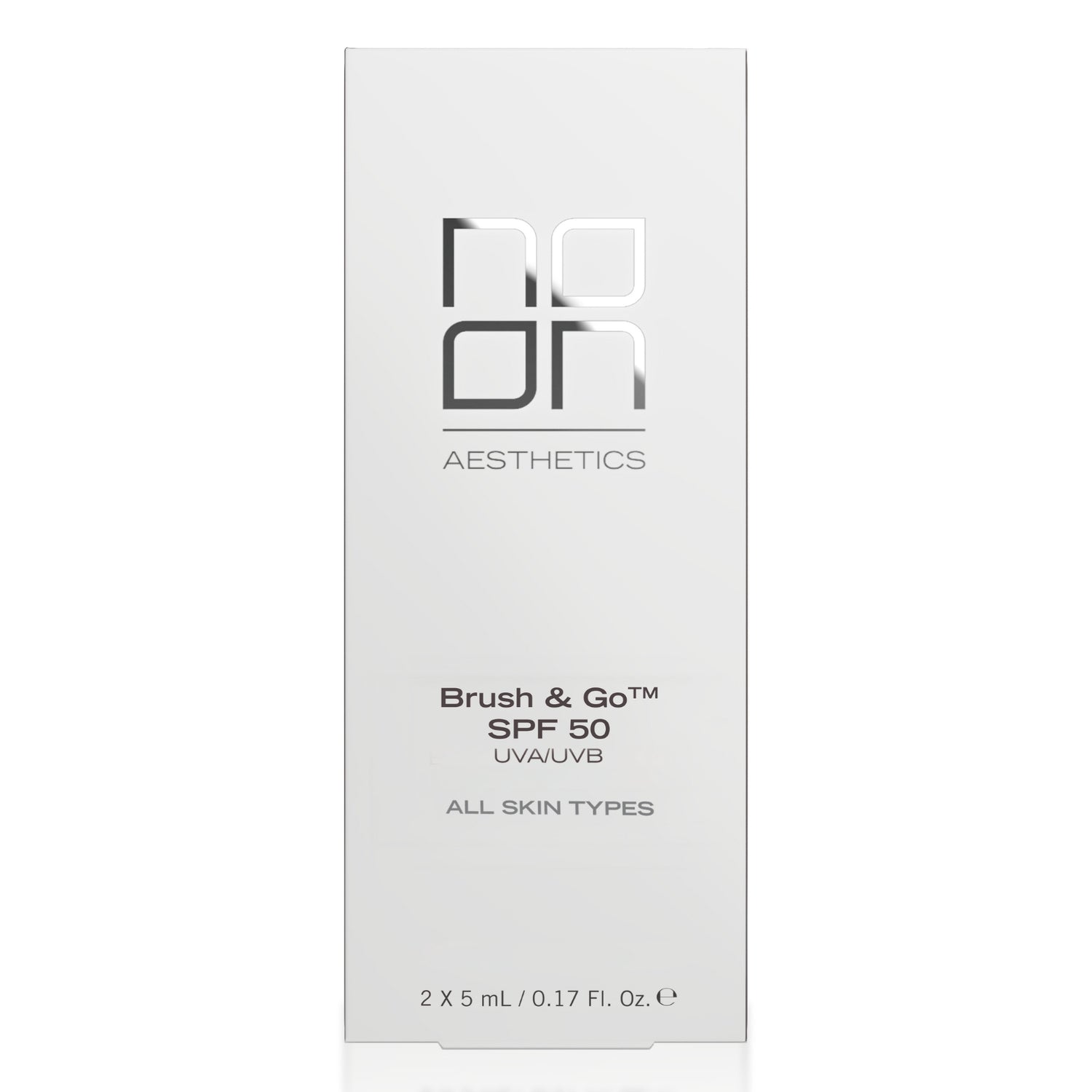 Noon Brush;Go Mineral Sun Protection Powder SPF 50 Visų Tipų Odai (Tone 01), 2x5 g